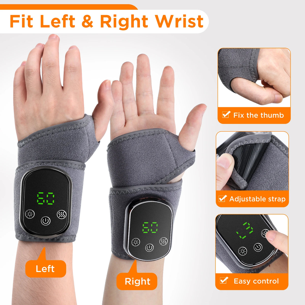 Glowe™ Heated Wrist & Hand Therapy Wrap